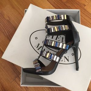 Steve Madden Famme Jeweled Cage Stiletto